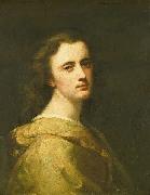 Therese Schwartze Portrait of Therese Schwartze at the age of 16 oil painting